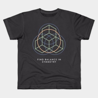 Find Balance In Symmetry Kids T-Shirt